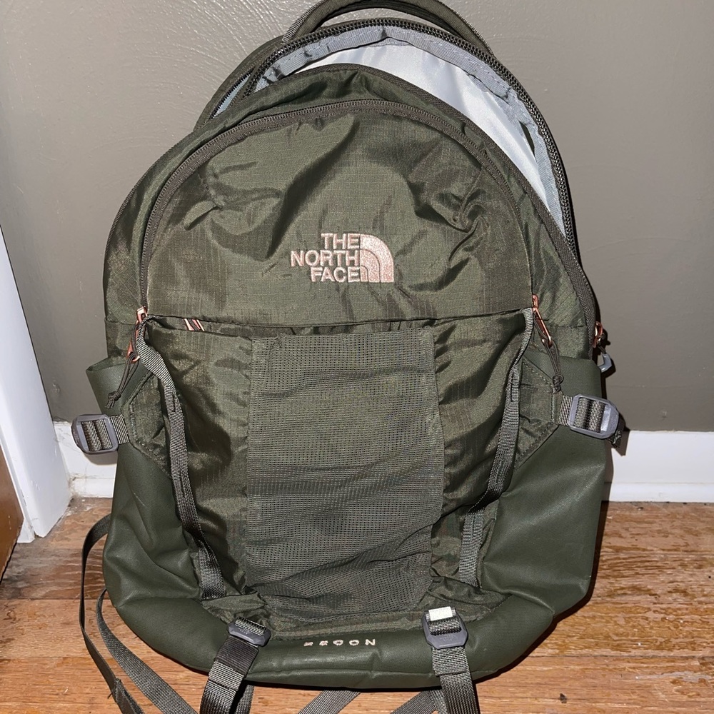 Used Forrest Green North Face Recon Backpack